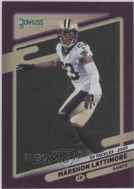 Marshon Lattimore [Season Stat Line] #99