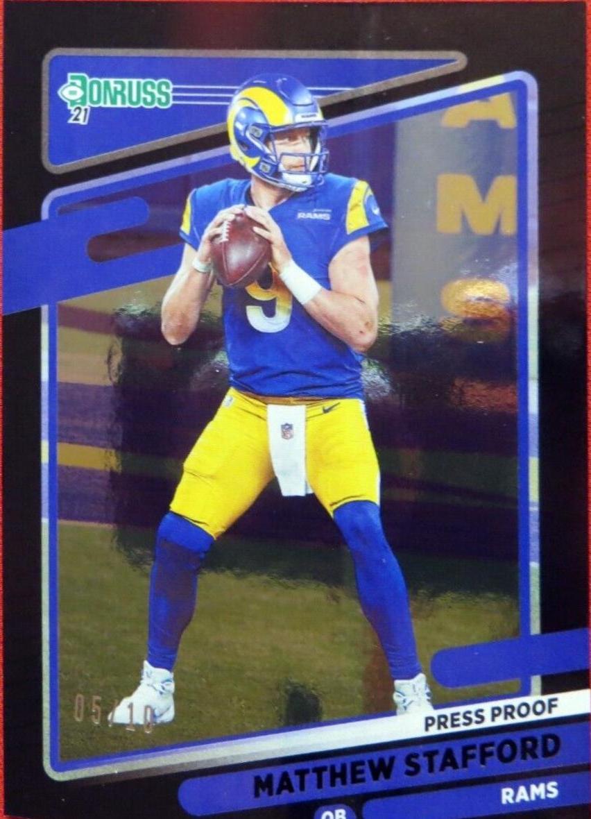 Matthew Stafford [Press Proof Black] #139