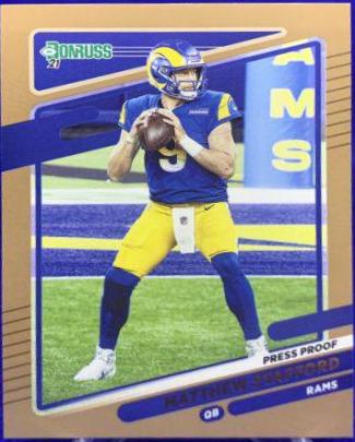 Matthew Stafford [Press Proof Bronze] #139
