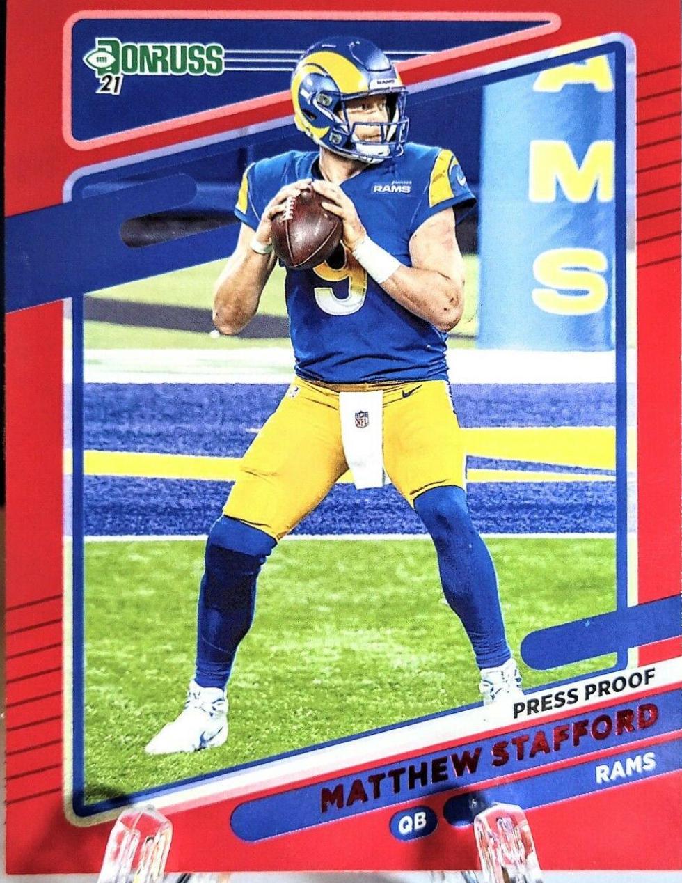 Matthew Stafford [Press Proof Red] #139