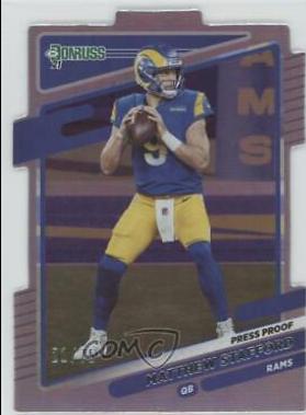 Matthew Stafford [Press Proof Silver Die Cut] #139