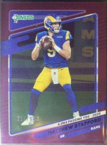 Matthew Stafford [Season Stat Line] #139