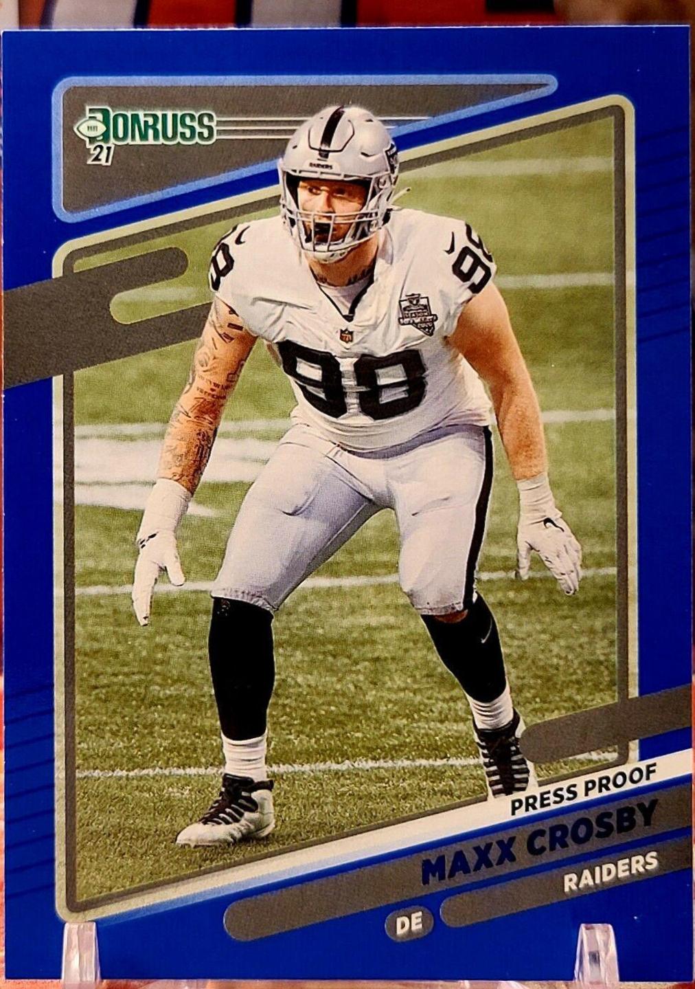 Maxx Crosby [Press Proof Blue] #87