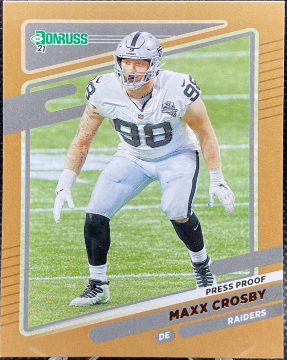 Maxx Crosby [Press Proof Bronze] #87