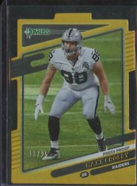 Maxx Crosby [Press Proof Gold Die Cut] #87