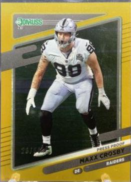Maxx Crosby [Press Proof Gold] #87