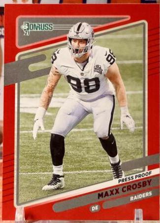 Maxx Crosby [Press Proof Red] #87