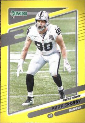 Maxx Crosby [Press Proof Yellow] #87
