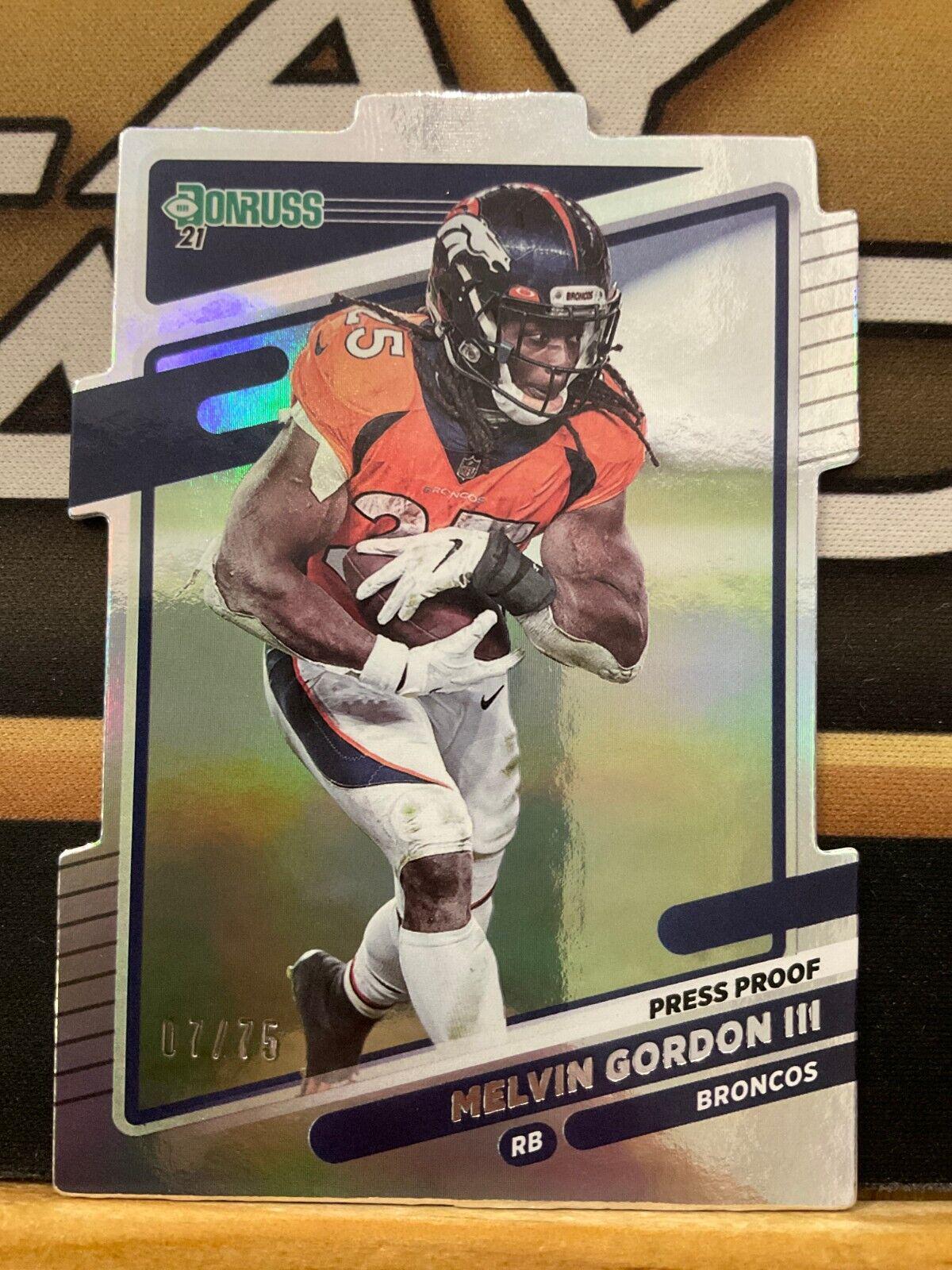Melvin Gordon III [Press Proof Silver Die Cut] #184