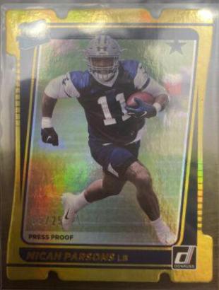 Micah Parsons [Press Proof Gold Die Cut] #331