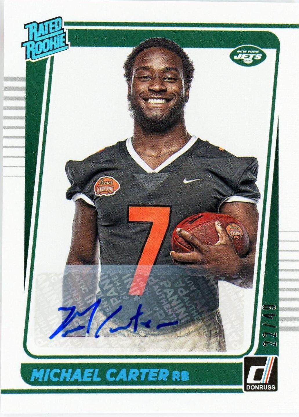 Michael Carter [Portrait Autograph] #268