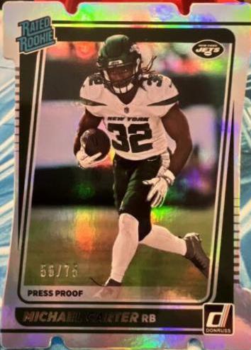 Michael Carter [Press Proof Silver Die Cut] #268
