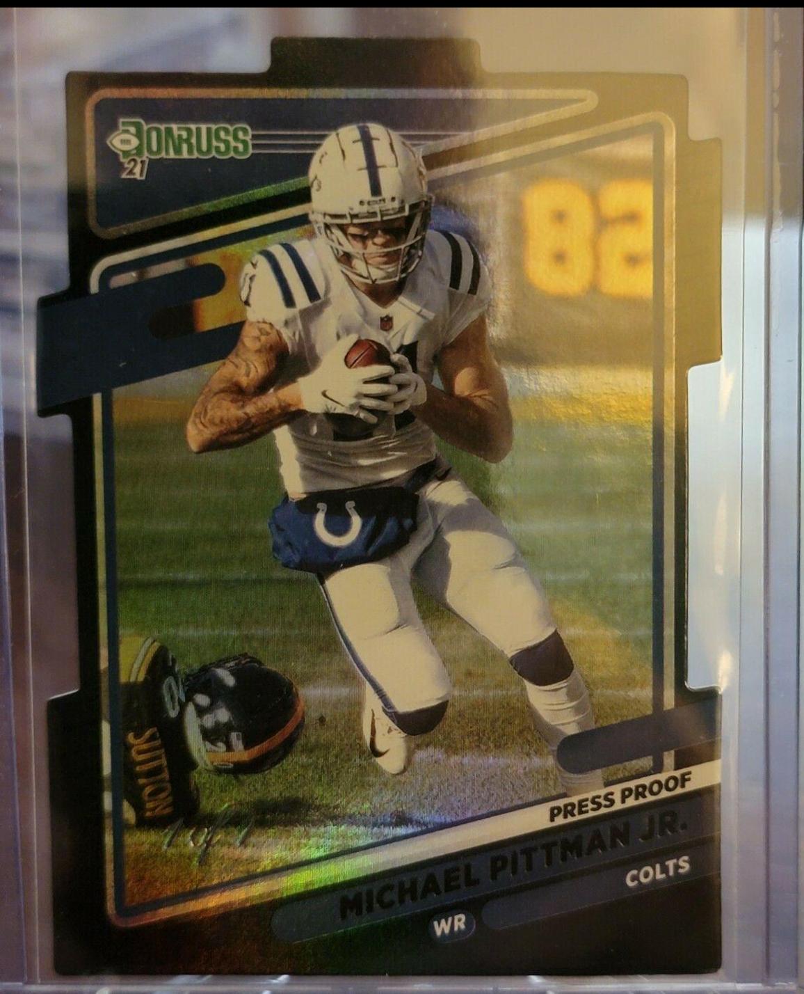 Michael Pittman Jr. [Press Proof Black] #151