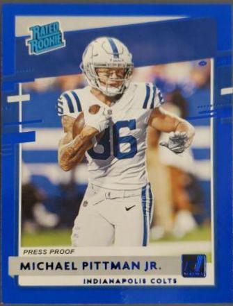 Michael Pittman Jr. [Press Proof Blue] #151