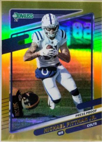Michael Pittman Jr. [Press Proof Gold] #151