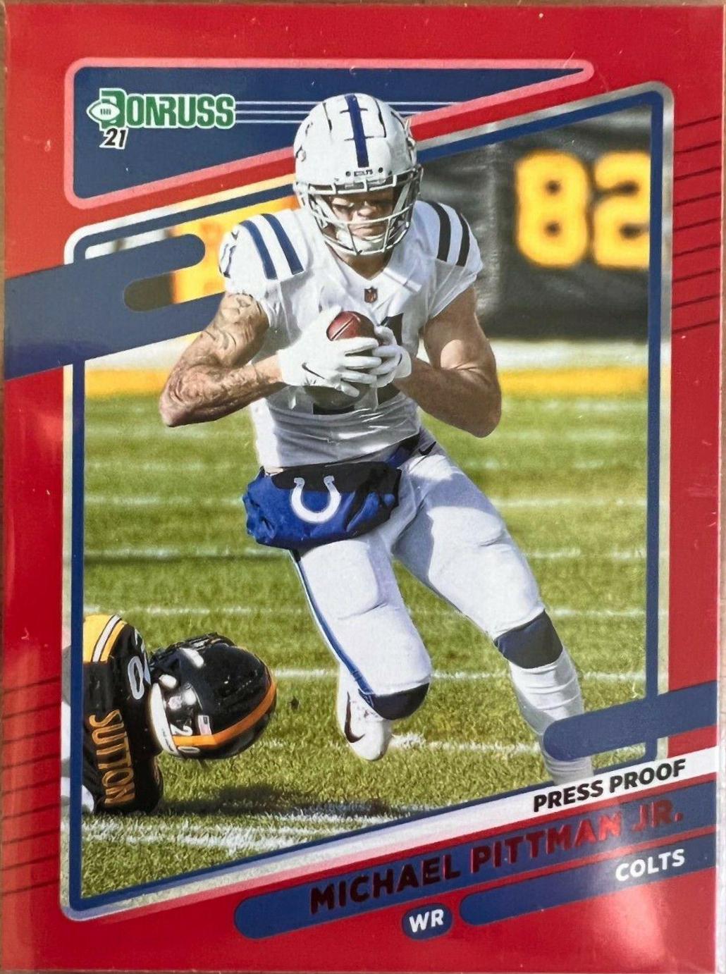 Michael Pittman Jr. [Press Proof Red] #151