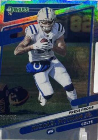 Michael Pittman Jr. [Press Proof Silver Die Cut] #151