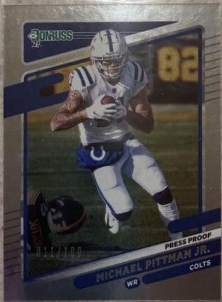 Michael Pittman Jr. [Press Proof Silver] #151