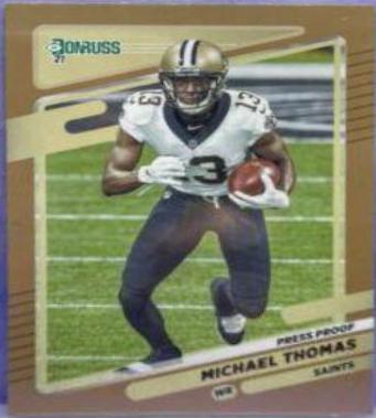 Michael Thomas [Press Proof Bronze] #96
