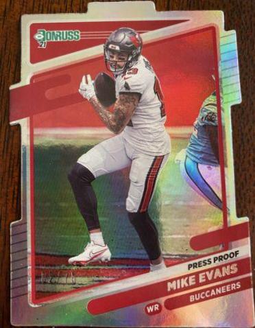 Mike Evans [Press Proof Silver Die Cut] #101