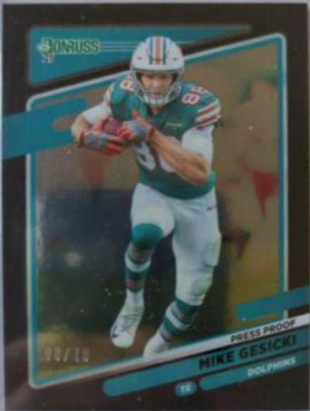 Mike Gesicki [Press Proof Black] #64