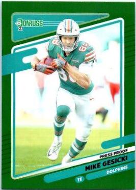 Mike Gesicki [Press Proof Green] #64