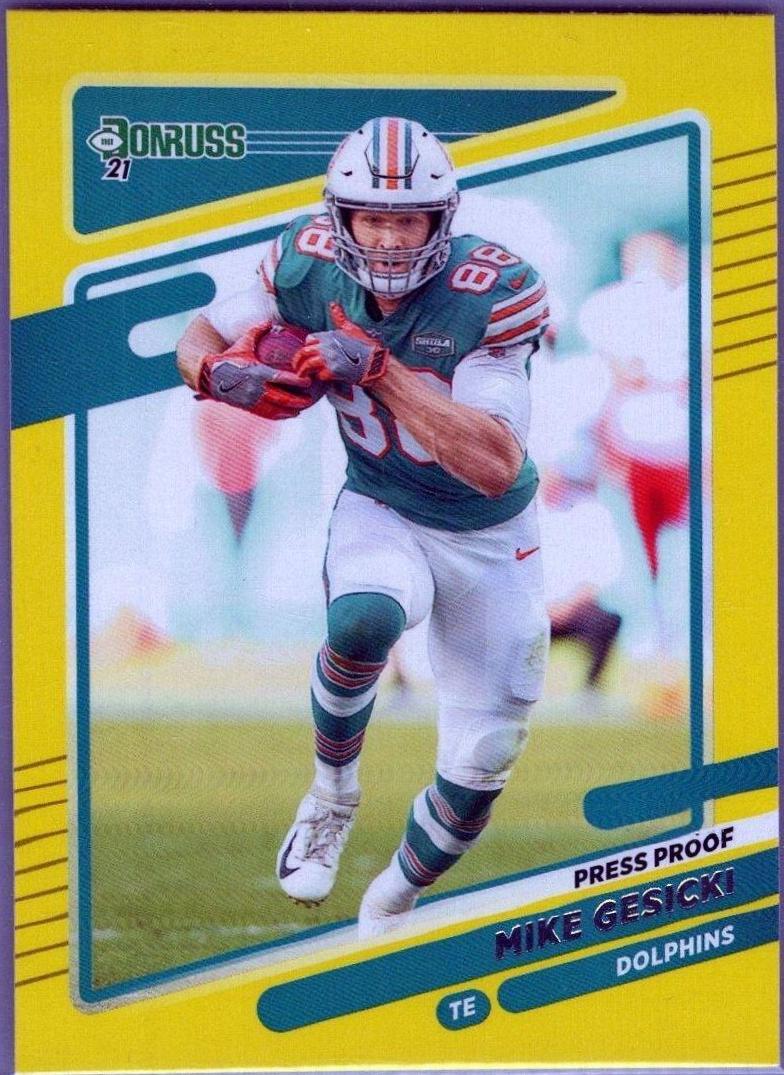 Mike Gesicki [Press Proof Yellow] #64