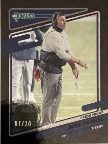 Mike Vrabel [Press Proof Black] #12