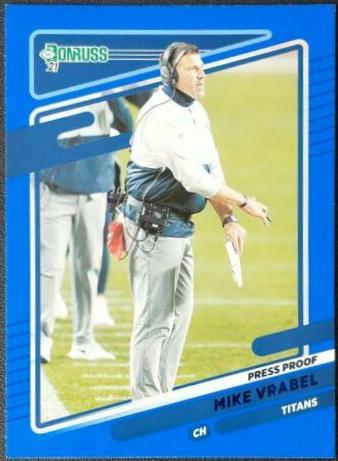 Mike Vrabel [Press Proof Blue] #12