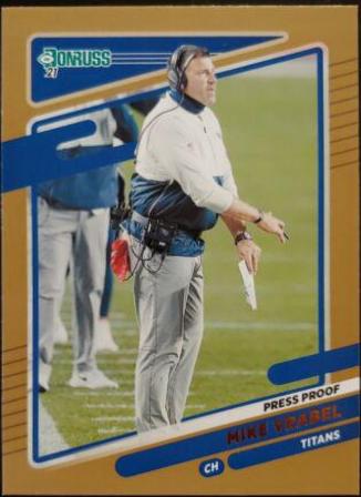 Mike Vrabel [Press Proof Bronze] #12