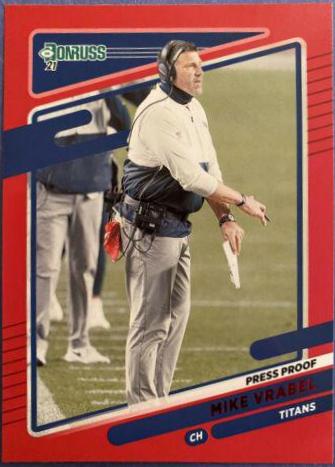 Mike Vrabel [Press Proof Red] #12