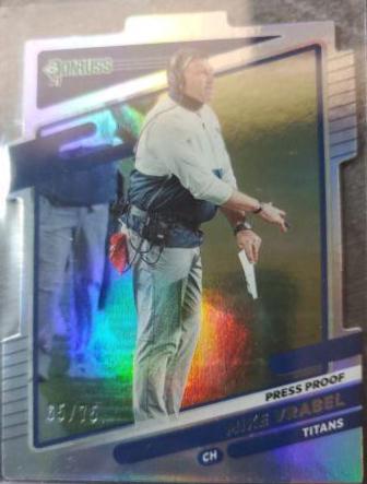 Mike Vrabel [Press Proof Silver Die Cut] #12