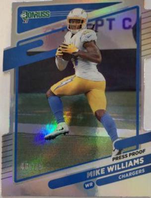 Mike Williams [Press Proof Silver Die Cut] #76