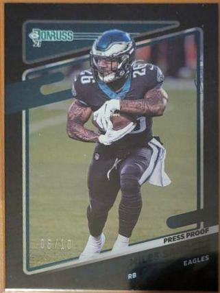Miles Sanders [Press Proof Black] #109