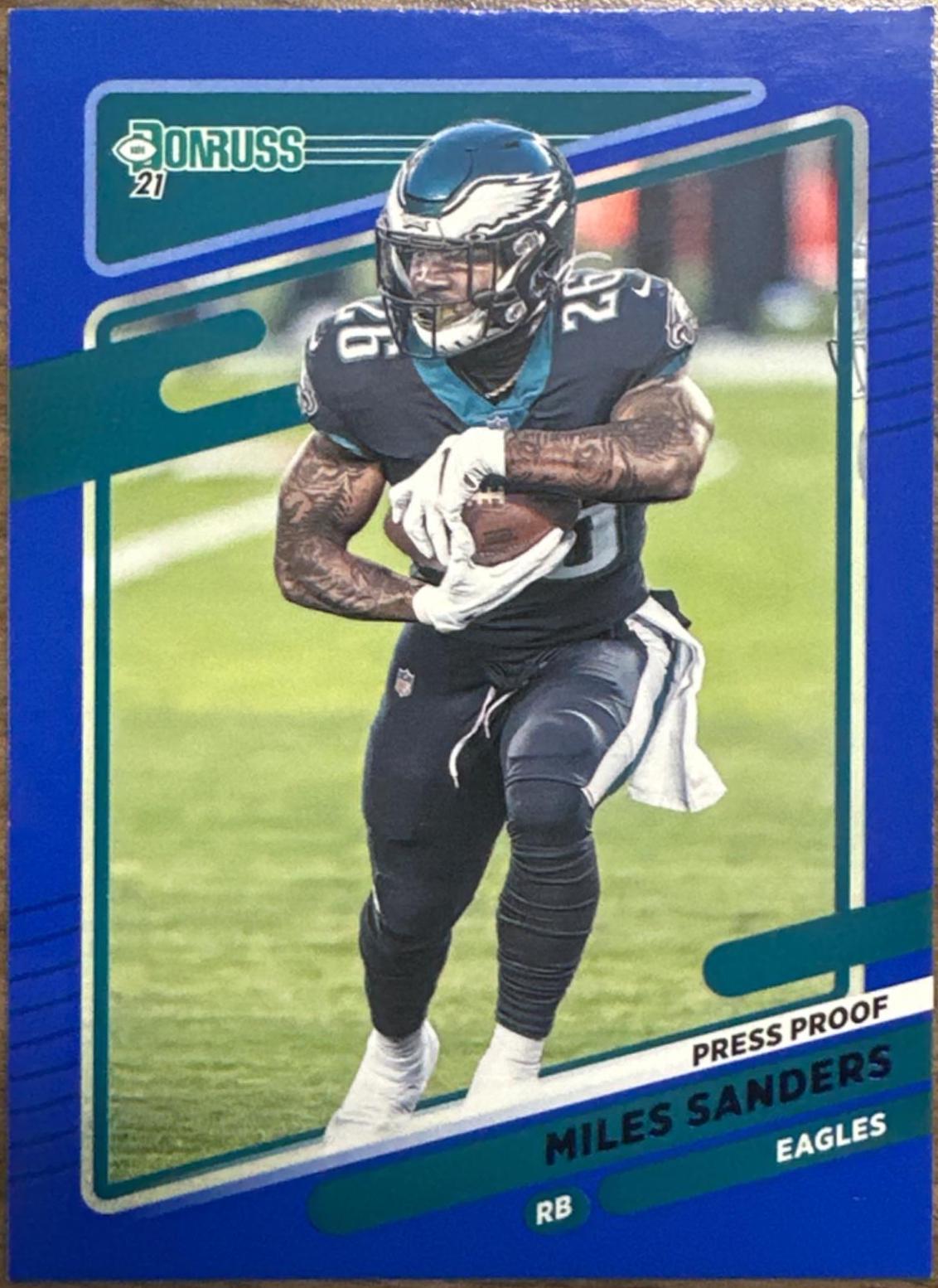 Miles Sanders [Press Proof Blue] #109