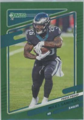 Miles Sanders [Press Proof Green] #109