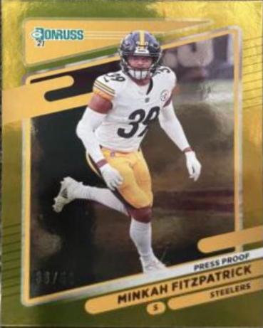 Minkah Fitzpatrick [Press Proof Gold Die Cut] #26