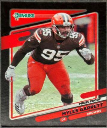 Myles Garrett [Press Proof Black] #199