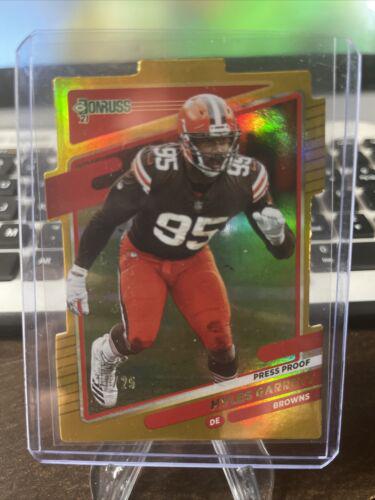 Myles Garrett [Press Proof Gold Die Cut] #199
