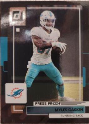 Myles Gaskin [Press Proof Black] #65