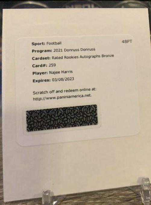 Najee Harris [Autograph Bronze] #259