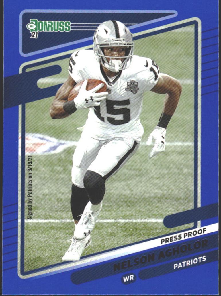 Nelson Agholor [Press Proof Blue] #92