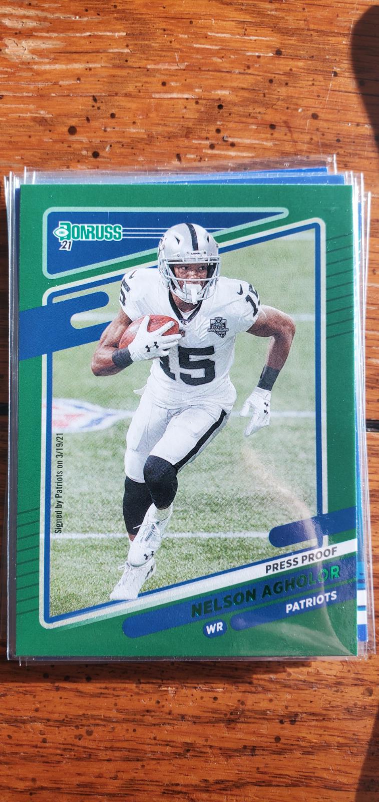 Nelson Agholor [Press Proof Green] #92