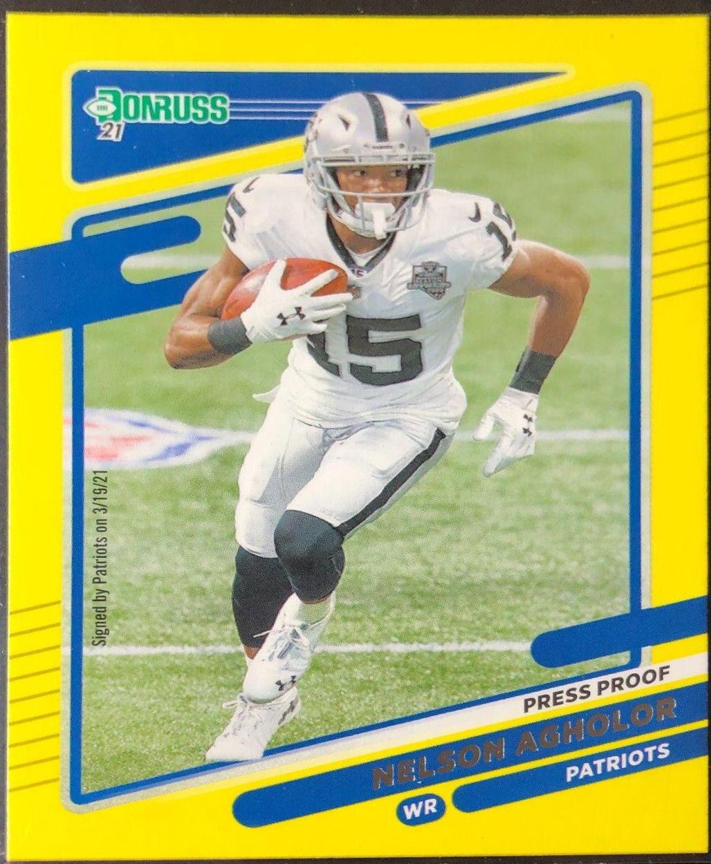 Nelson Agholor [Press Proof Yellow] #92