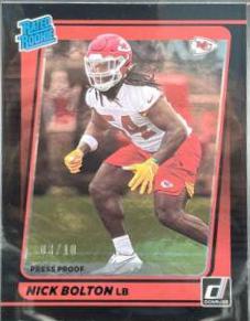 Nick Bolton [Press Proof Black] #324
