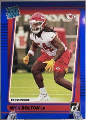 Nick Bolton [Press Proof Blue] #324