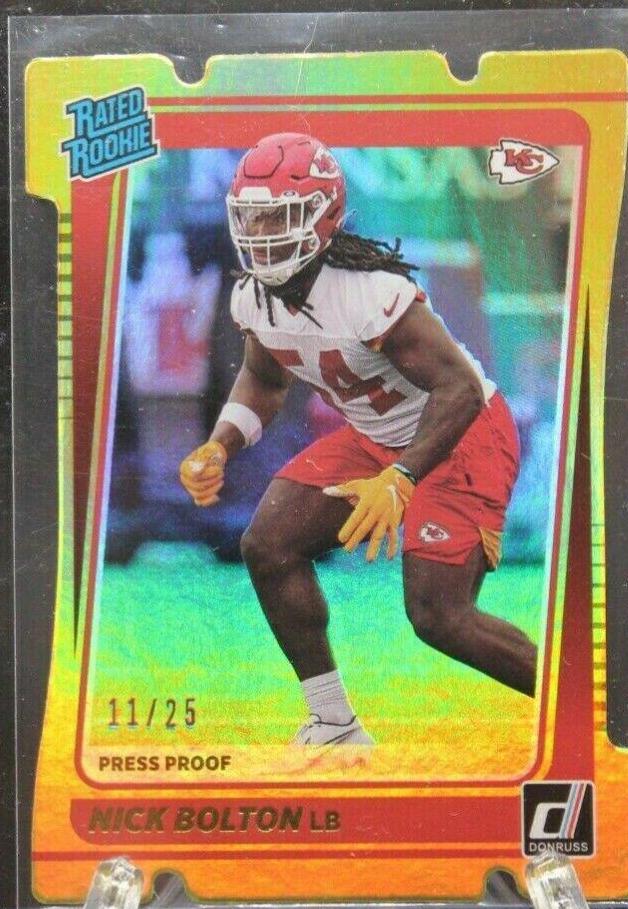 Nick Bolton [Press Proof Gold Die Cut] #324