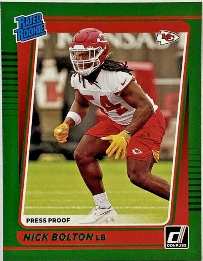 Nick Bolton [Press Proof Green] #324