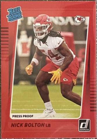 Nick Bolton [Press Proof Red] #324