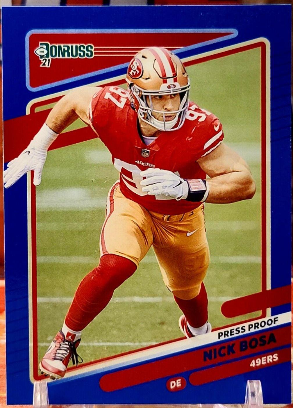 Nick Bosa [Press Proof Blue] #56